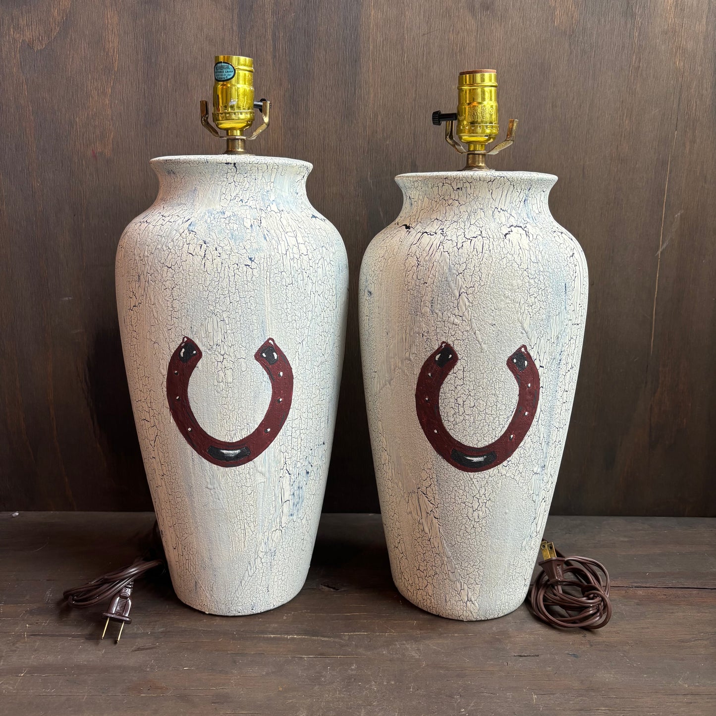 Horseshoe Lamp Base (Set of 2)
