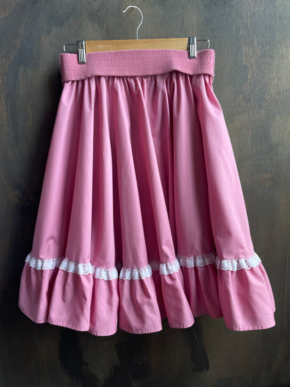 Vintage Partners Please Pink Skirt with Belt