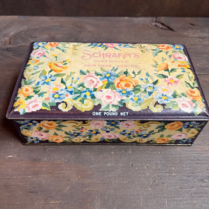 Vintage Flower Chocolate Box