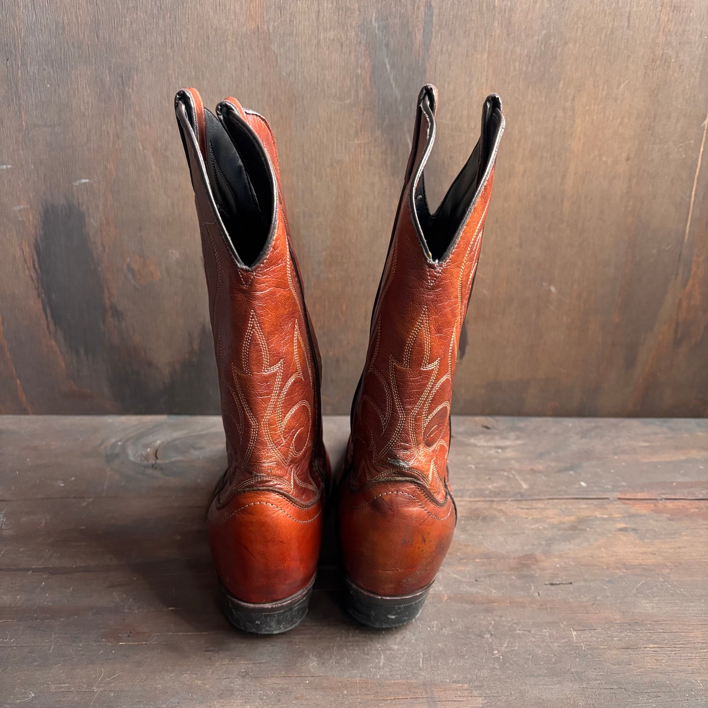 Vintage Laredo Cognac Leather Boots