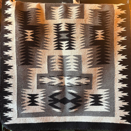 Grey Scale Navajo Woven Rug