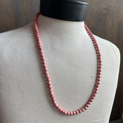 Rhodonite Beaded Necklace