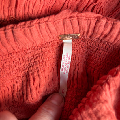 Free People Orange Boho Dress