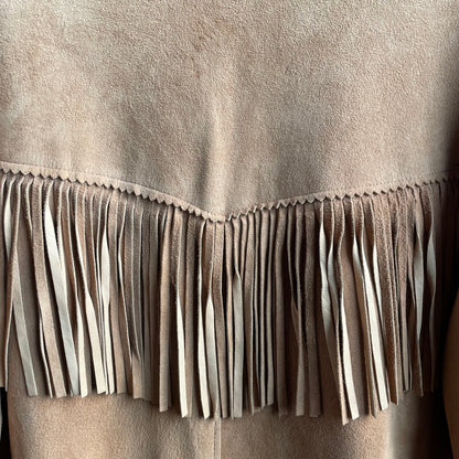 Vintage Joo-Kay suede fringe jacket