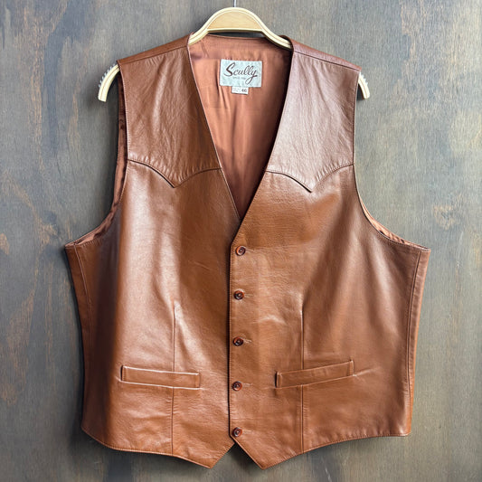 Scully Leather Vest