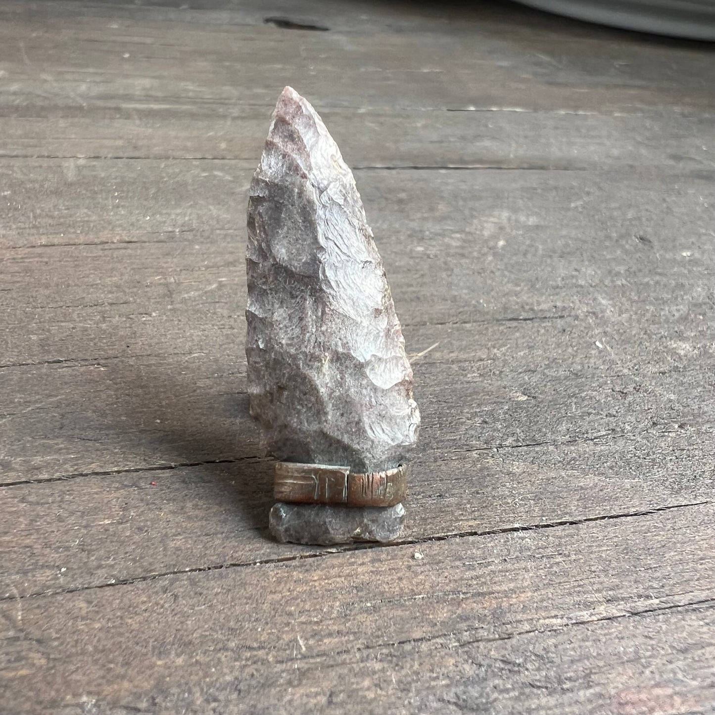 Stone Arrowhead Pin