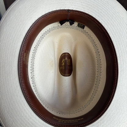 Stetson Cream Straw Hat