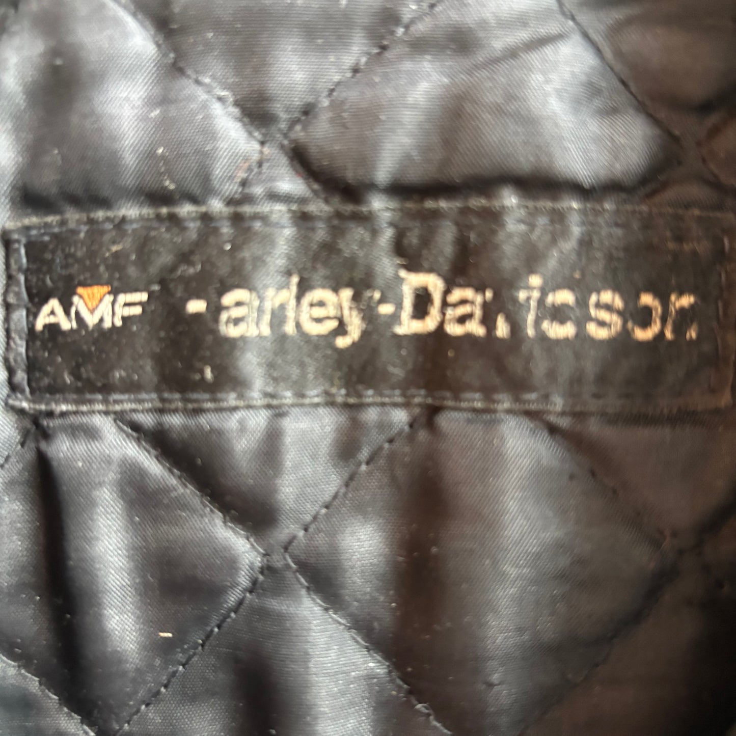 Harley Davidson Black Leather Motorcycle Jacket