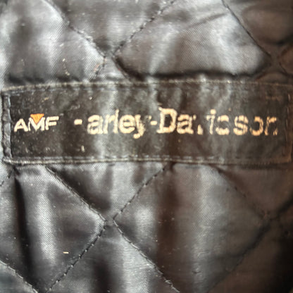 Harley Davidson Black Leather Motorcycle Jacket