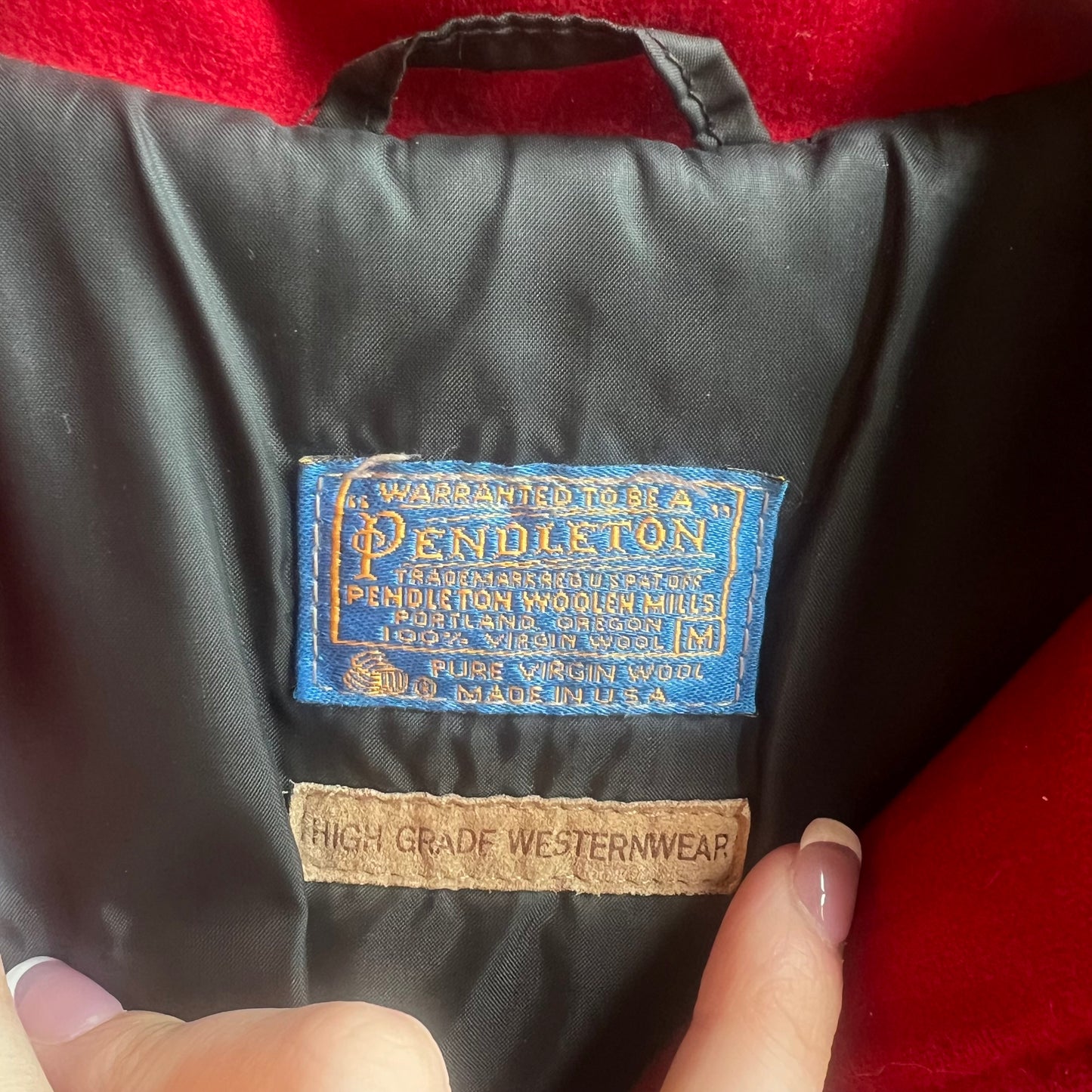 Red Pendleton Jacket