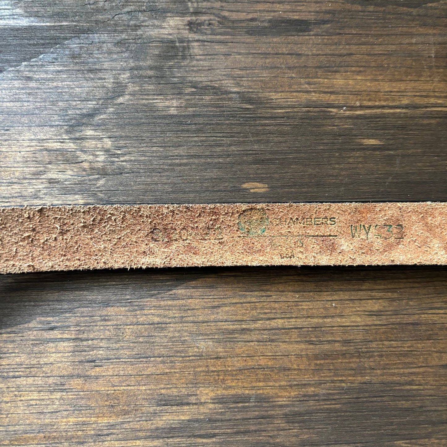 Kids Black Tooled Leather Belt