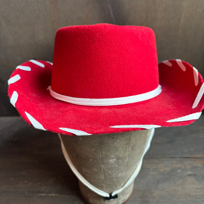 Kids Red Cowboy Hat