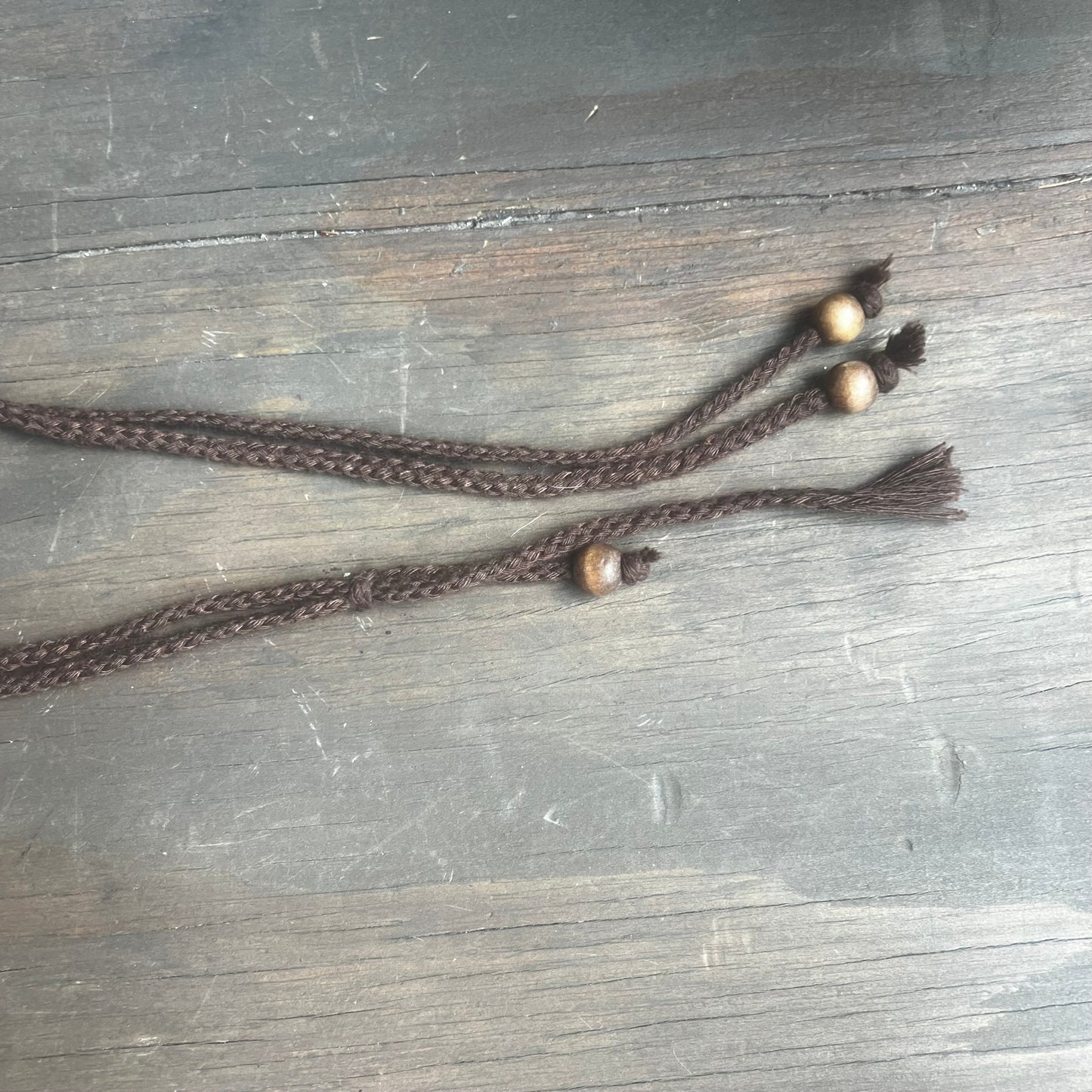 Wood Beaded Belt