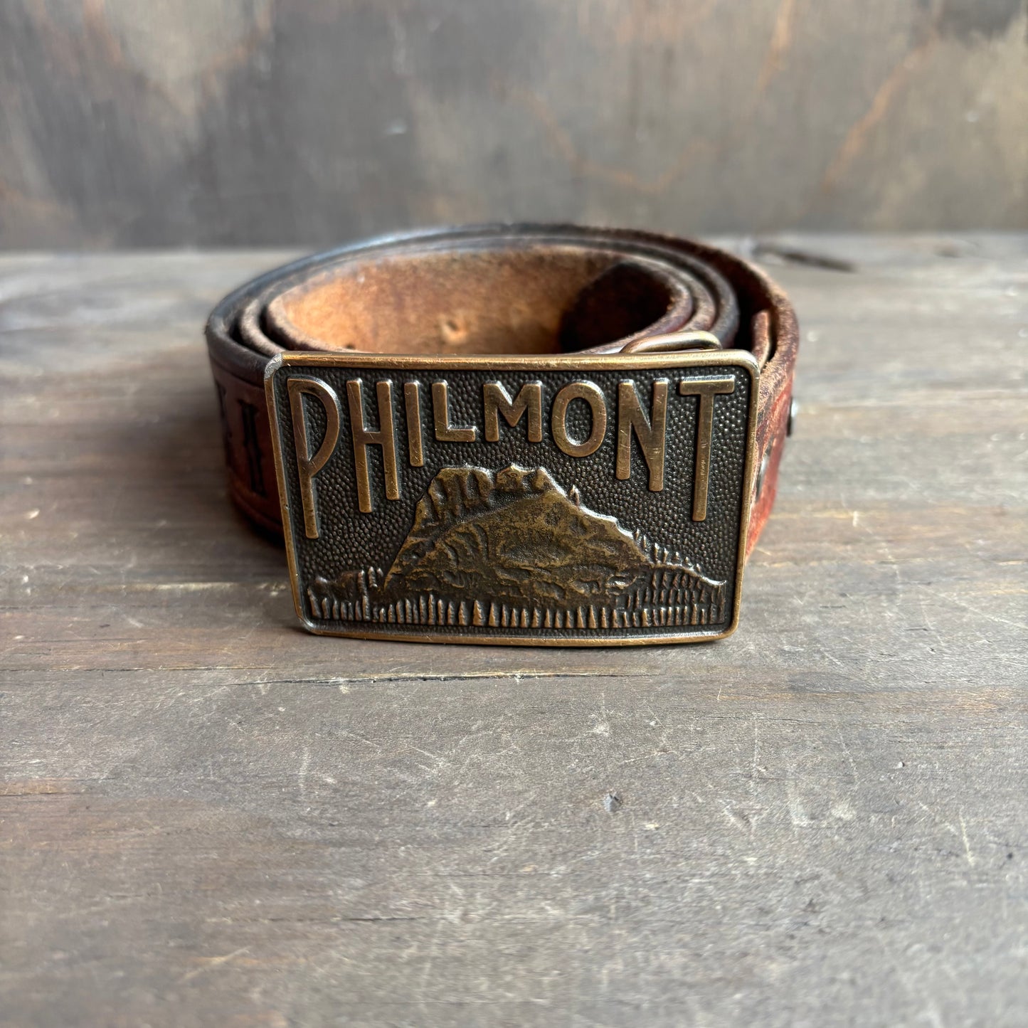 Philmont New Mexico Leather Belt