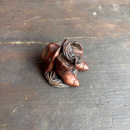 Boots and Hat Figurine