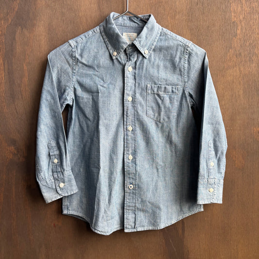 Kids Chambray Button Up