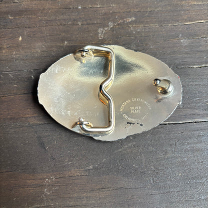 SIlver Plated Hollywood-Style Belt Buckle