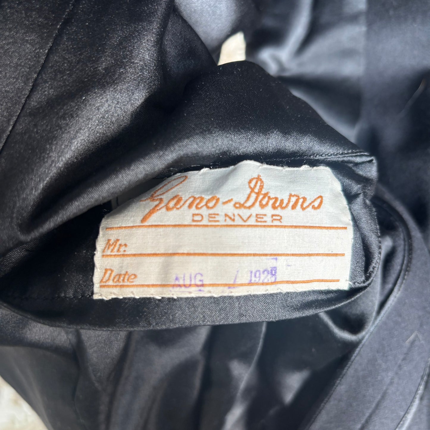 Antique Black Tuxedo Jacket