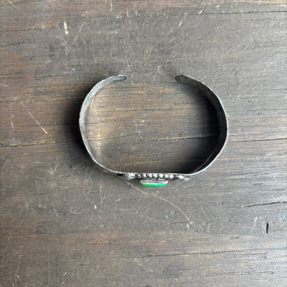 Vintage Sterling Silver and Turquoise Cuff