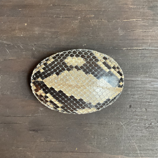 Snakeskin Belt Buckle