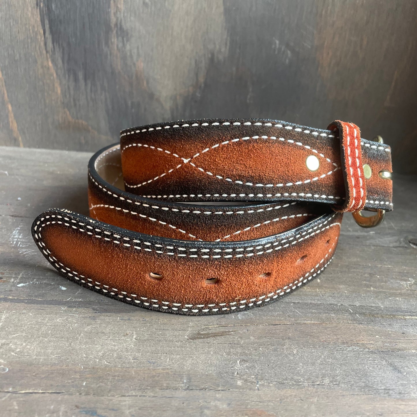 Torel brown suede belt