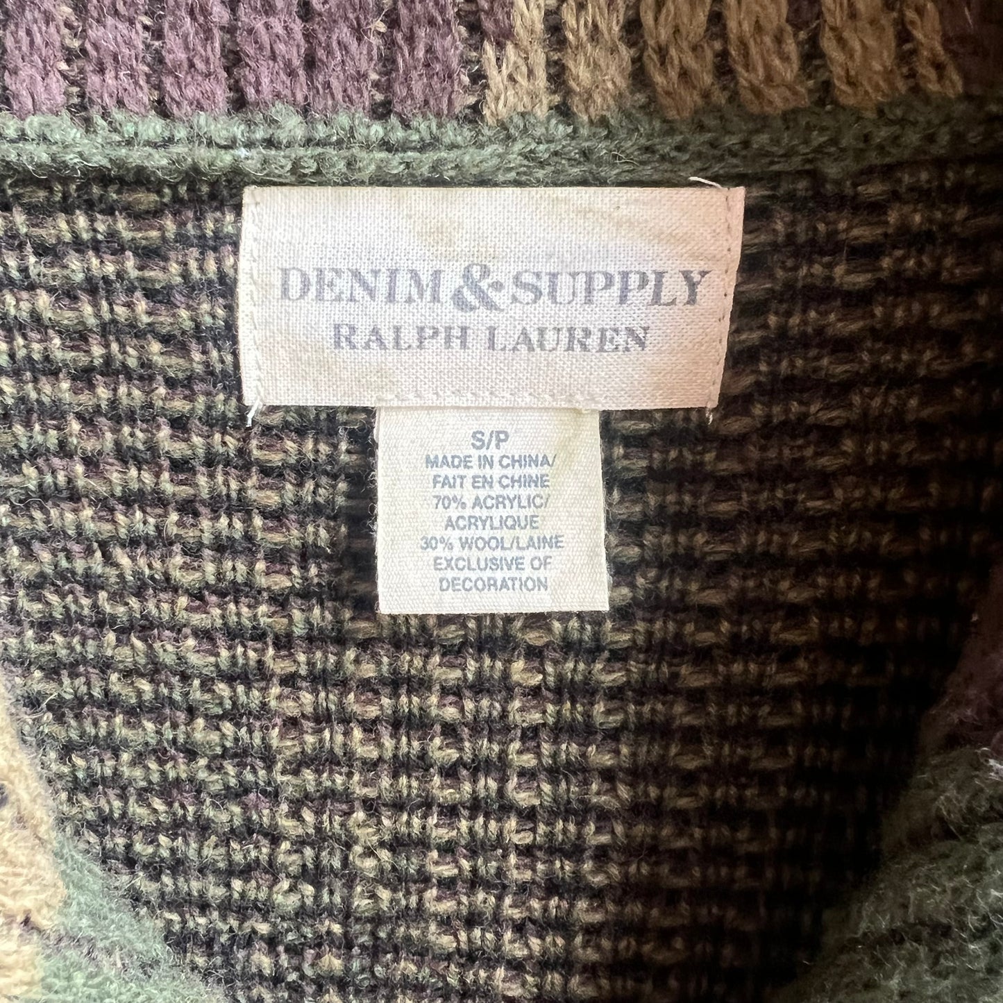 Ralph Lauren Denim & Supply Camo Cardigan