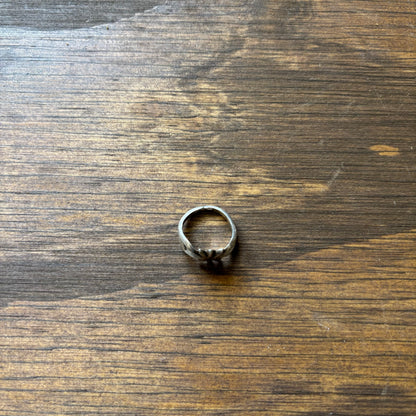 Antique Sand Cast Silver Ring