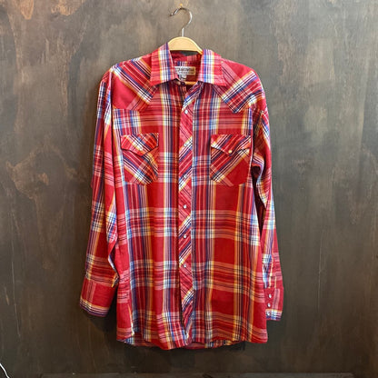 Ranchwear Plaid Pearl Snap