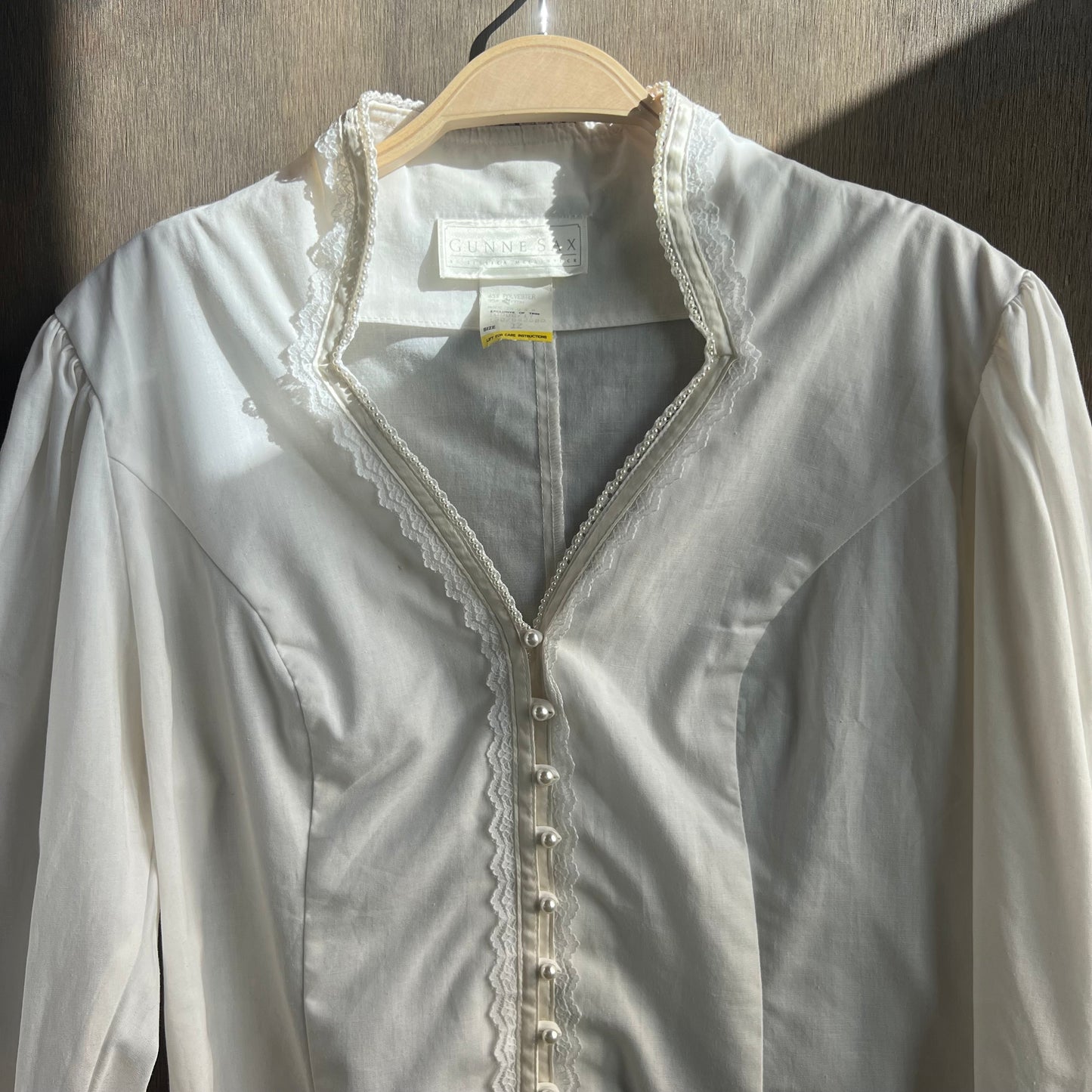 Vintage Gunne Sax White Blouse