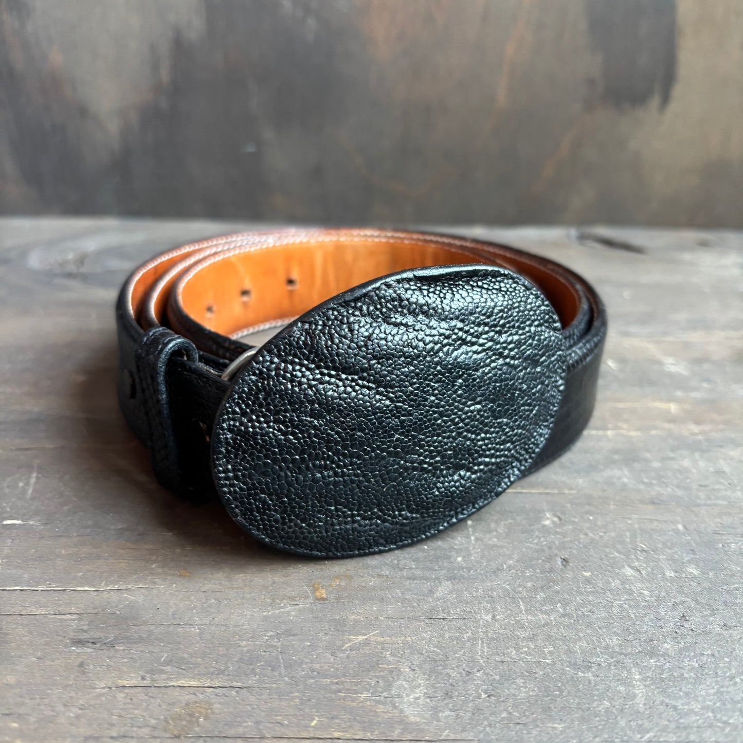 Black Reptile Belt