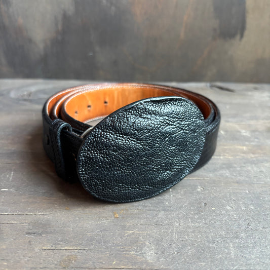 Black Reptile Belt