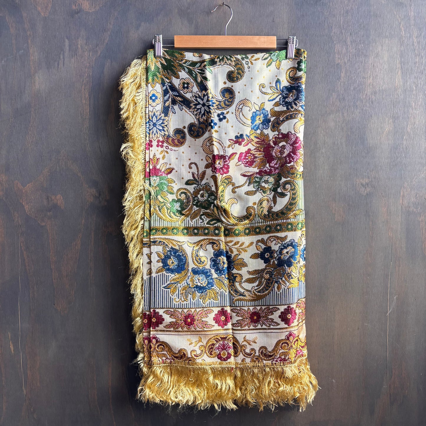 Gold Tapestry Style Bed Cover