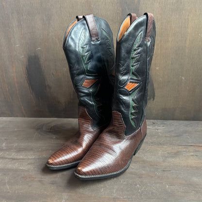 Hunt Club Reptile Foot Boots with Cutouts