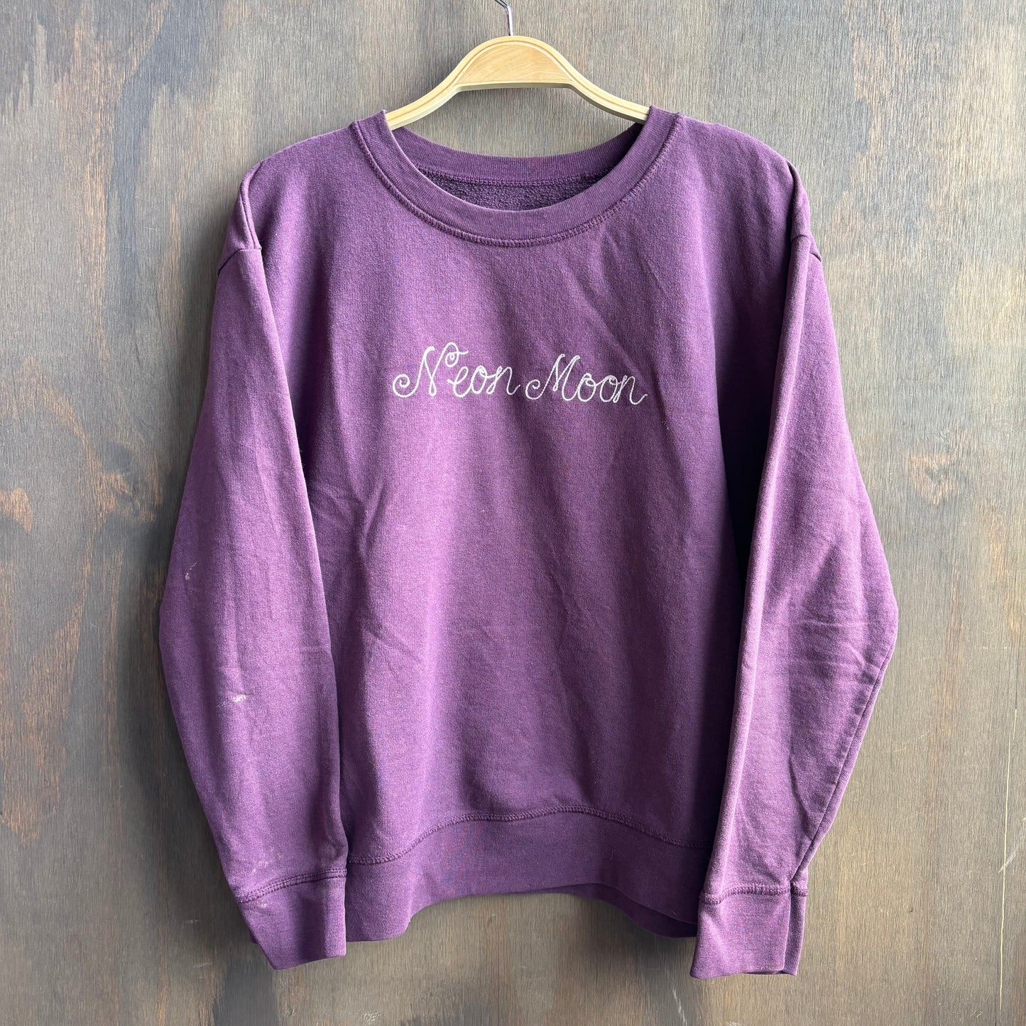 Custom Purple "Neon Moon" Sweatshirt