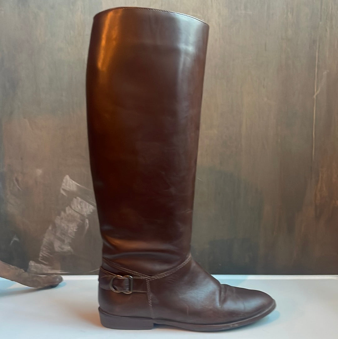 Calico Brown Riding Boots