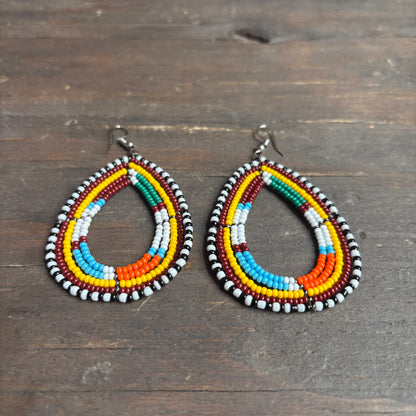 Multicolor Beaded Earrings