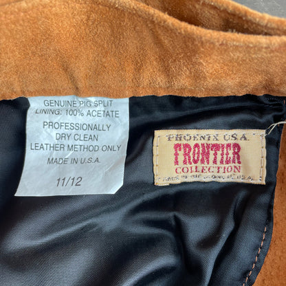 Vintage frontier wear suede skirt