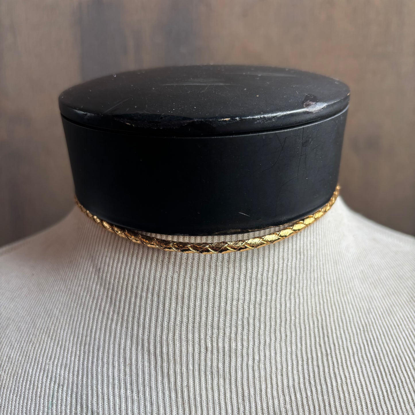 Sea Glass Bolo on Gold Tie