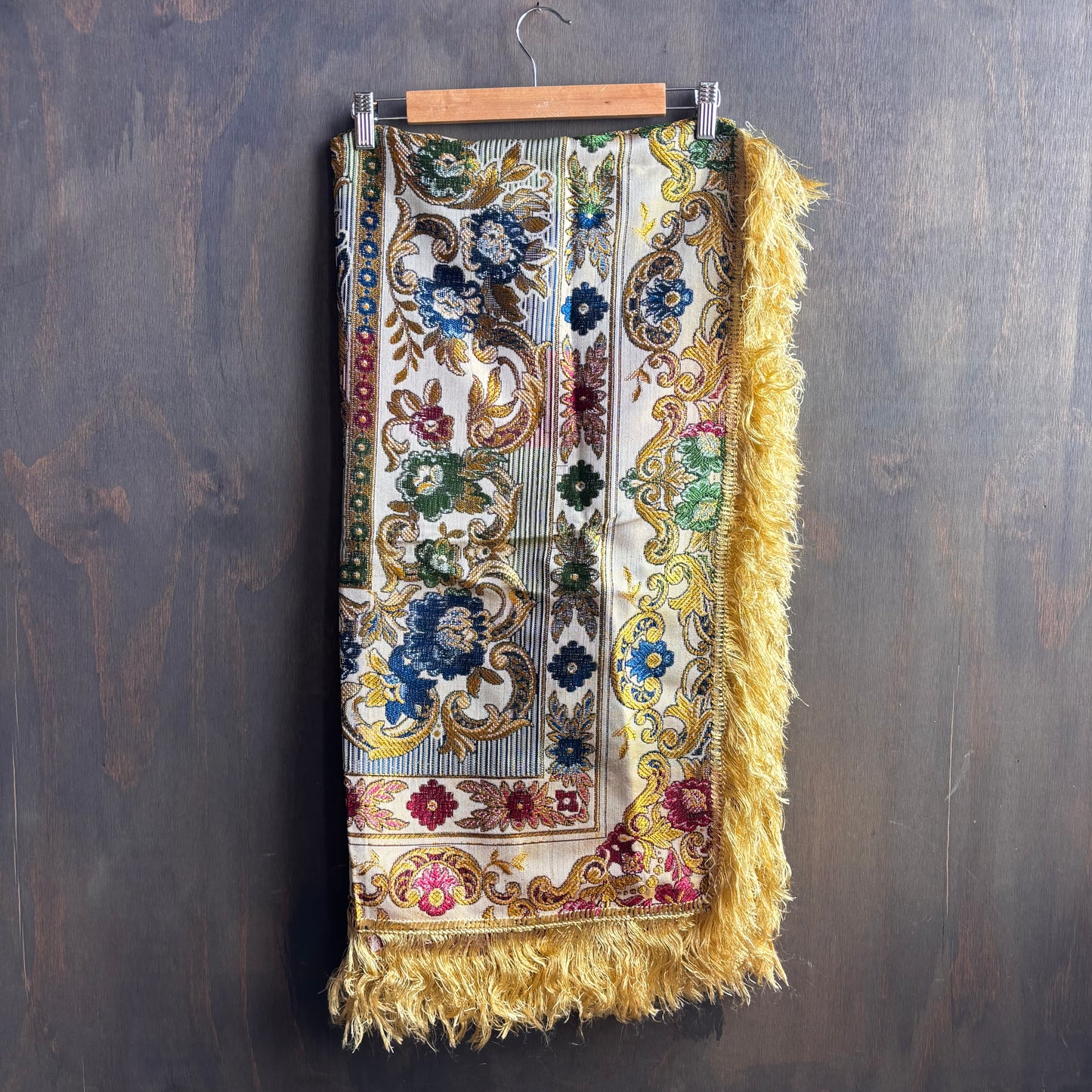 Gold Tapestry Style Bed Cover