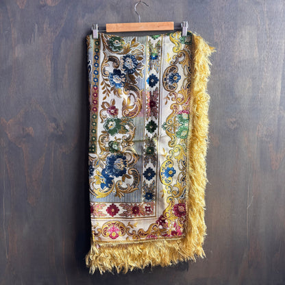 Gold Tapestry Style Bed Cover