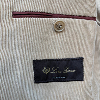 Loro Piana Beige Corduroy Blazer
