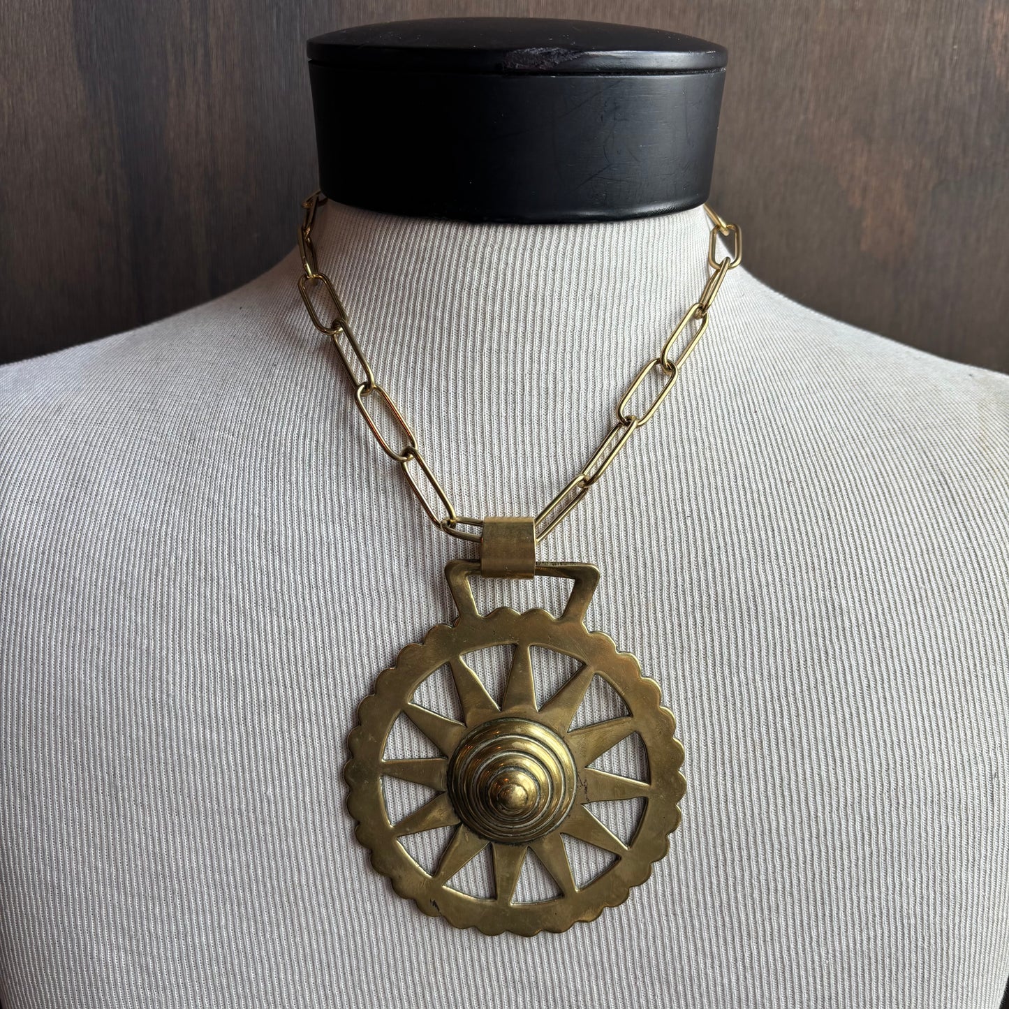 Mac Warman Sunburst Medallion Necklace