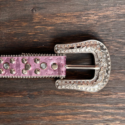 Pink Studded Belt