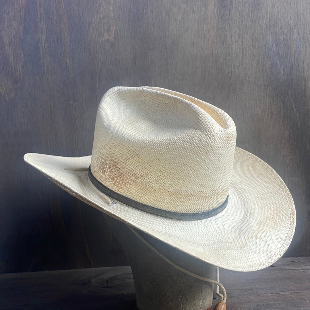 Resistol Straw Hat with Chin Straps