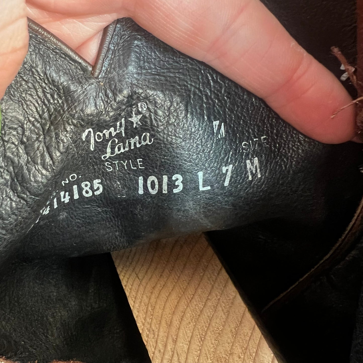 Tony Lama Brown Cowboy Boots