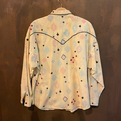 Vintage circle t button down