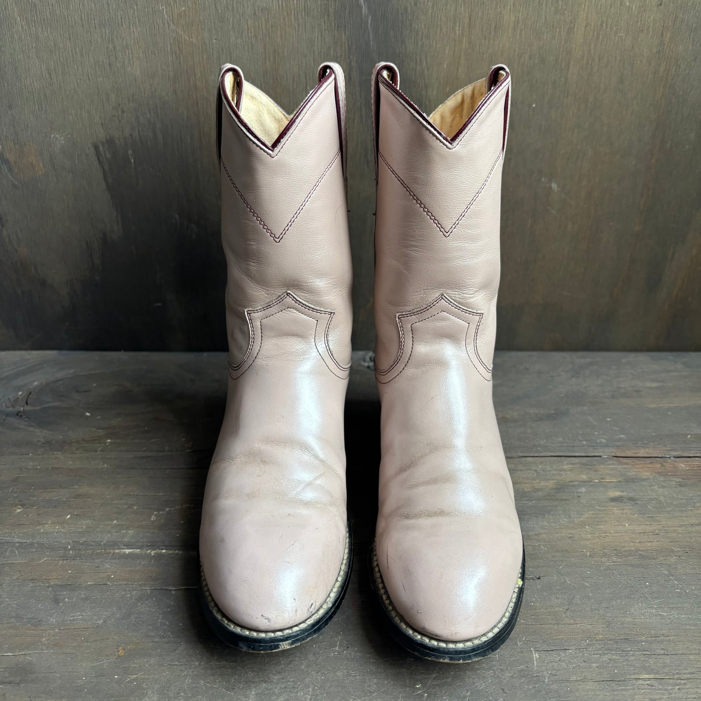 Justin Light Pink Roper Boot