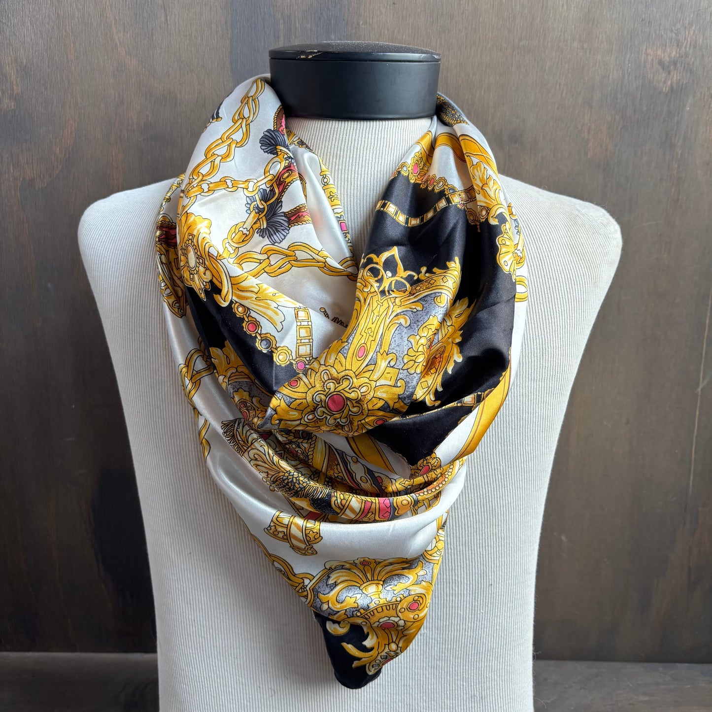 Oversized Ornate Scarf
