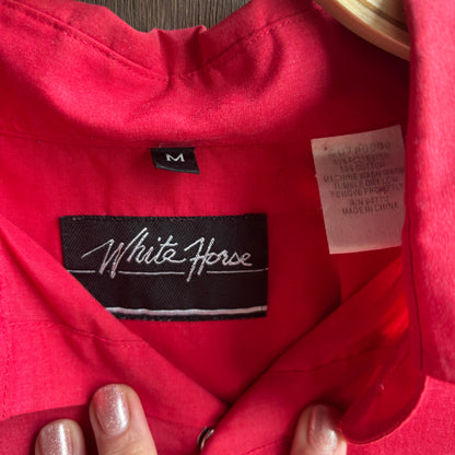 White Horse Red Pearl Snap