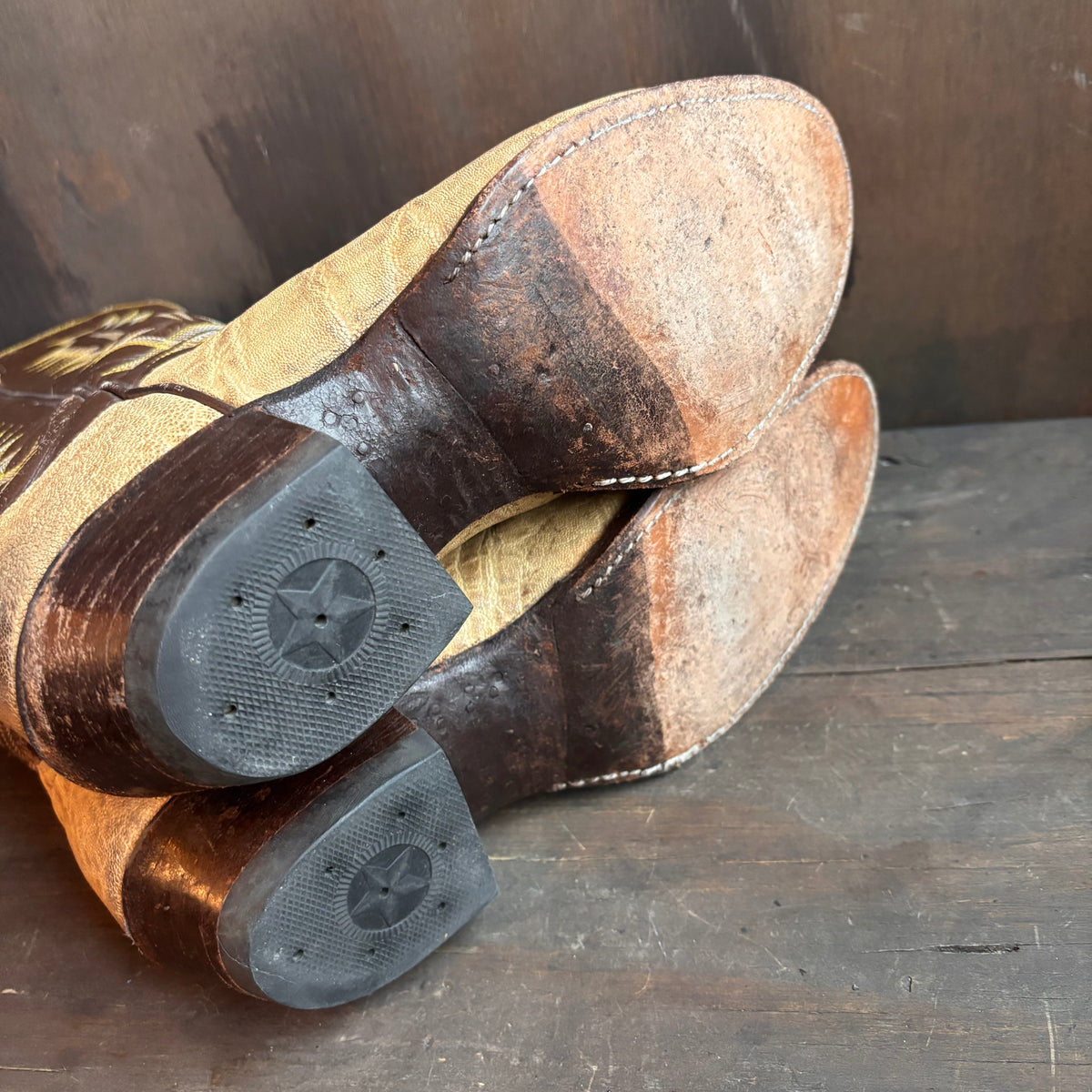 Vintage Tony Lama Two-Tone Boots